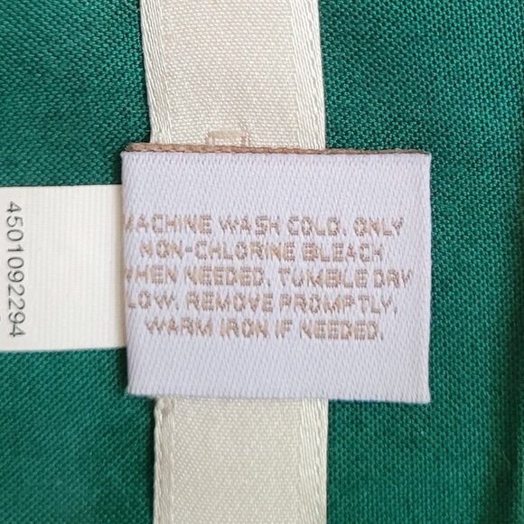 Chico's No-Iron Emerald Green Button Down Long Sleeve Shirt - Picture 3 of 3